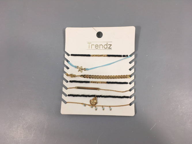 Neuf-7 Bracelets Trendz, moins cher chez Petit Kiwi