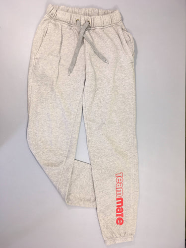 Pantalon de training gris chiné Team Mate, moins cher chez Petit Kiwi