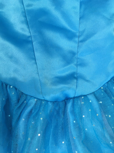 Déguisement de princesse bleu tulle pailletté, moins cher chez Petit Kiwi