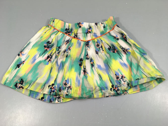Jupe multicolore effet tie&dye Hilde&co, moins cher chez Petit Kiwi