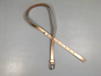 Ceinture rose gold métallisée