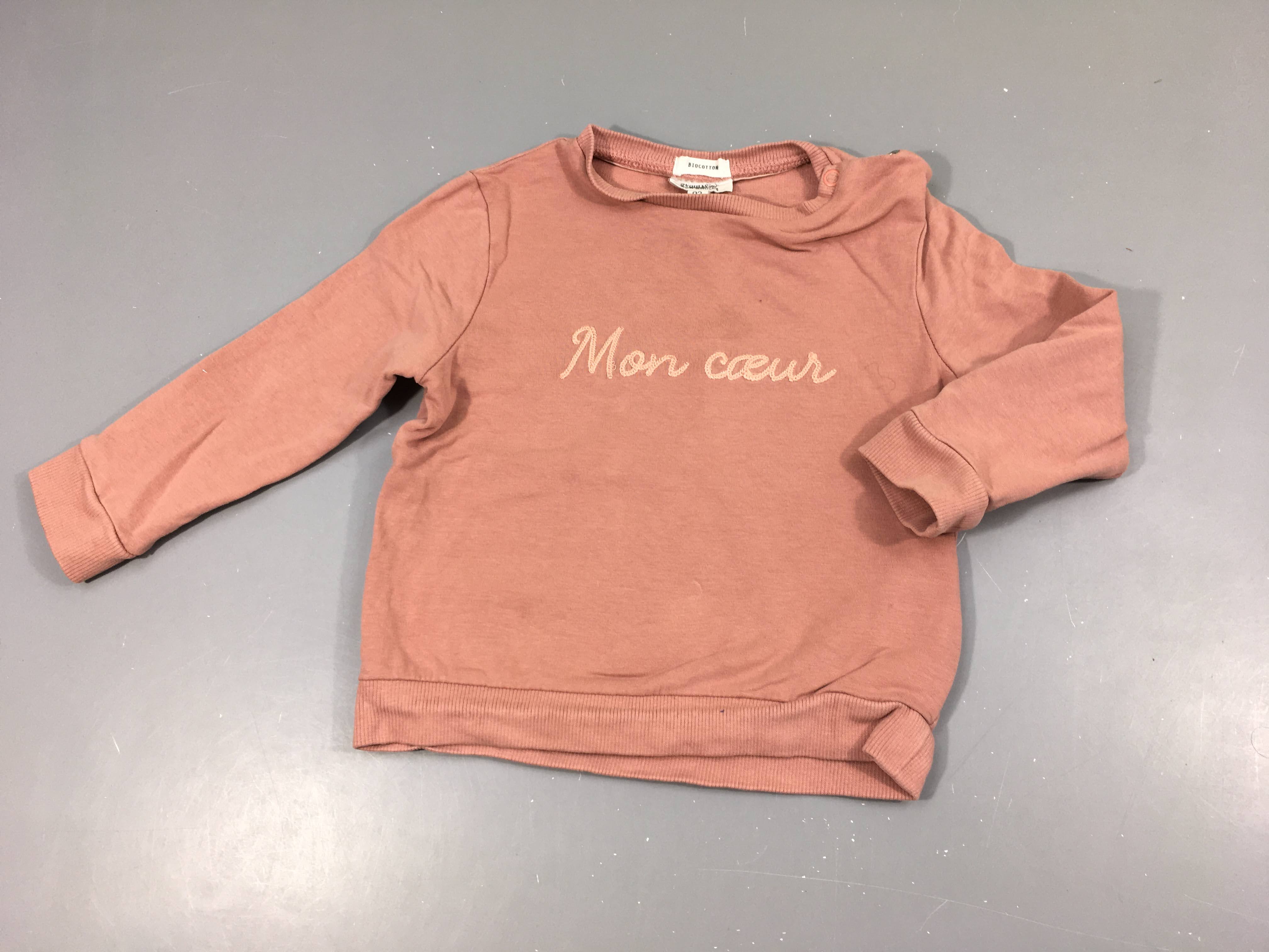 Sweat rose Mon coeur