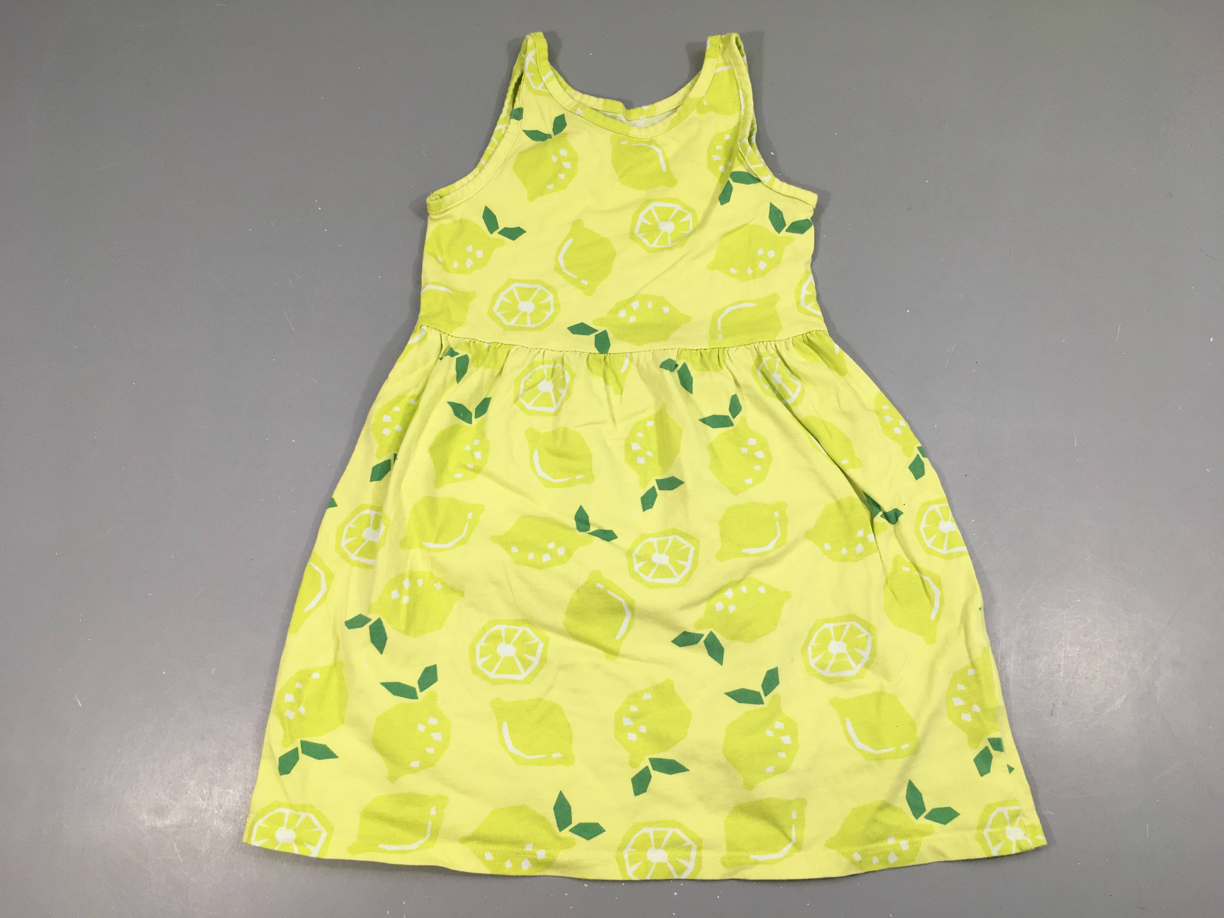 Robe jersey s.m vert citrons