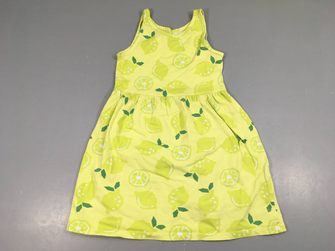 Robe jersey s.m vert citrons, moins cher chez Petit Kiwi