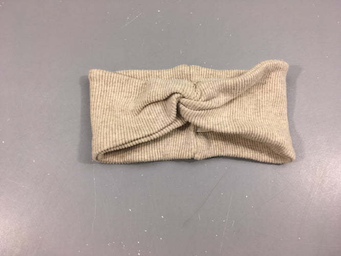 Bandeau jersey côtelé beige, moins cher chez Petit Kiwi