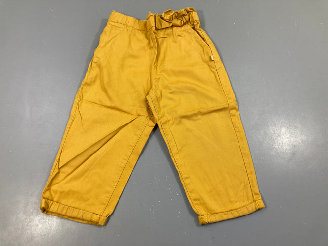Pantalon jaune, moins cher chez Petit Kiwi