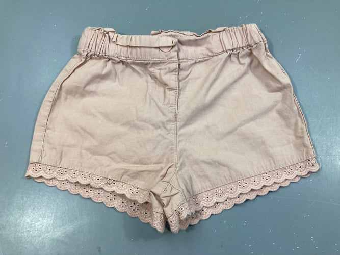 Short rose broderies, moins cher chez Petit Kiwi