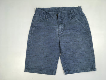 Bermuda chino bleu foncé traits