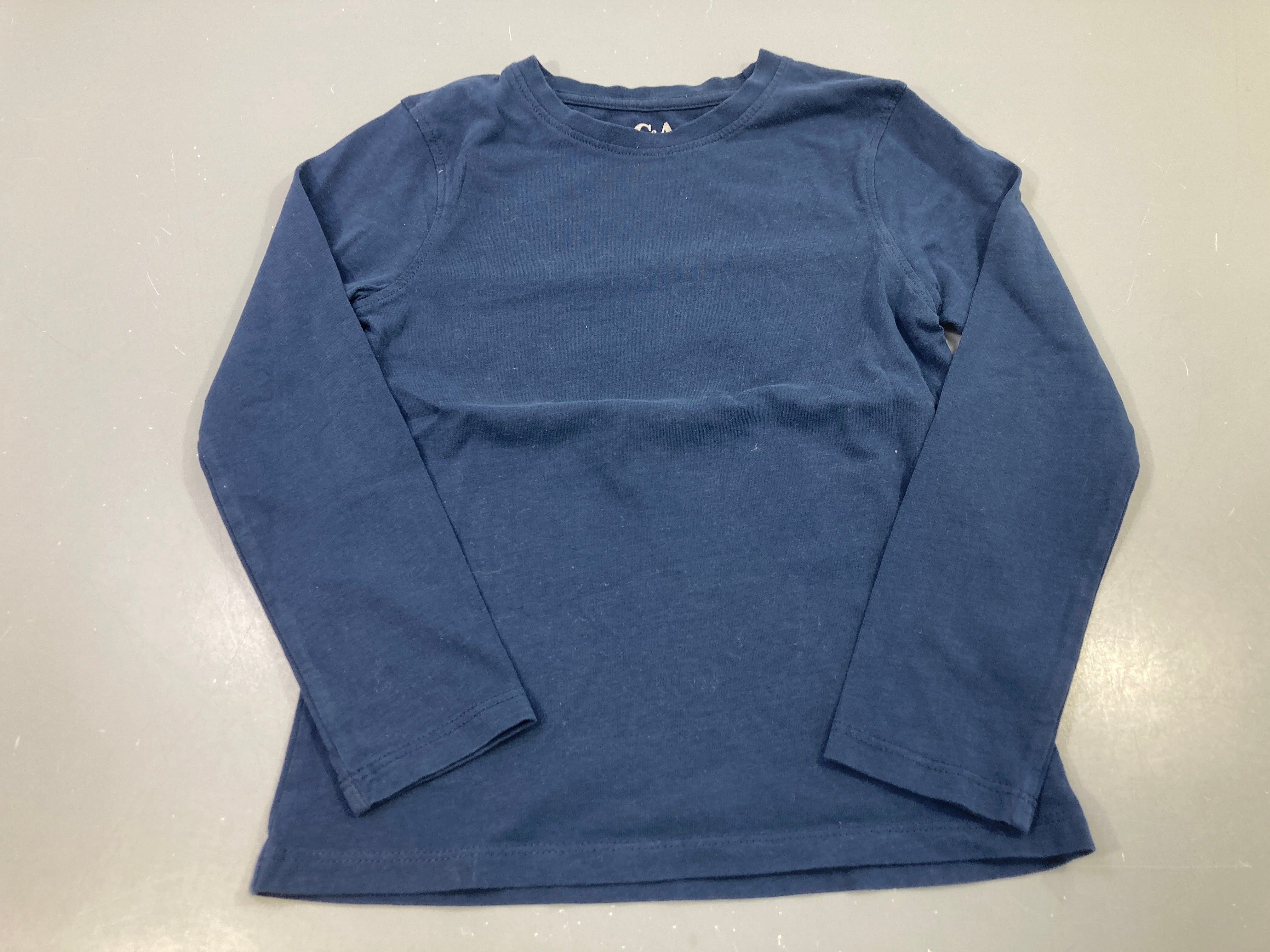T-shirt m.l bleu marine uni