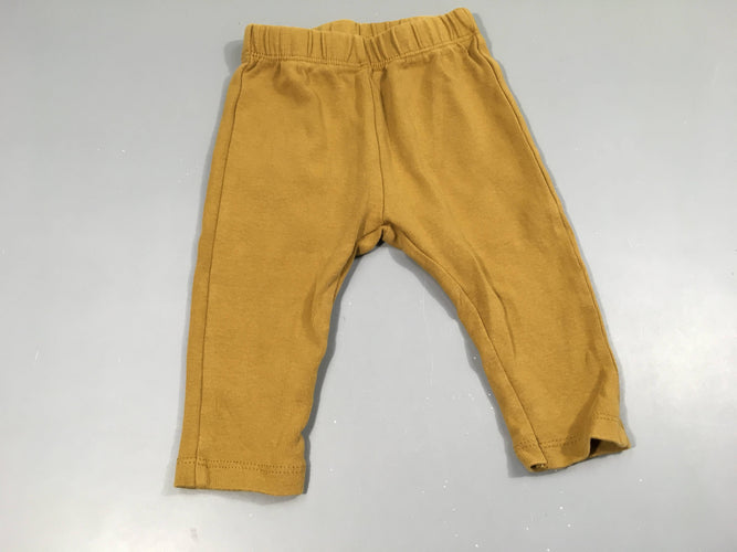 Legging jaune moutarde, moins cher chez Petit Kiwi