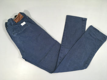 Pantalon chino skinny fit bleu foncé