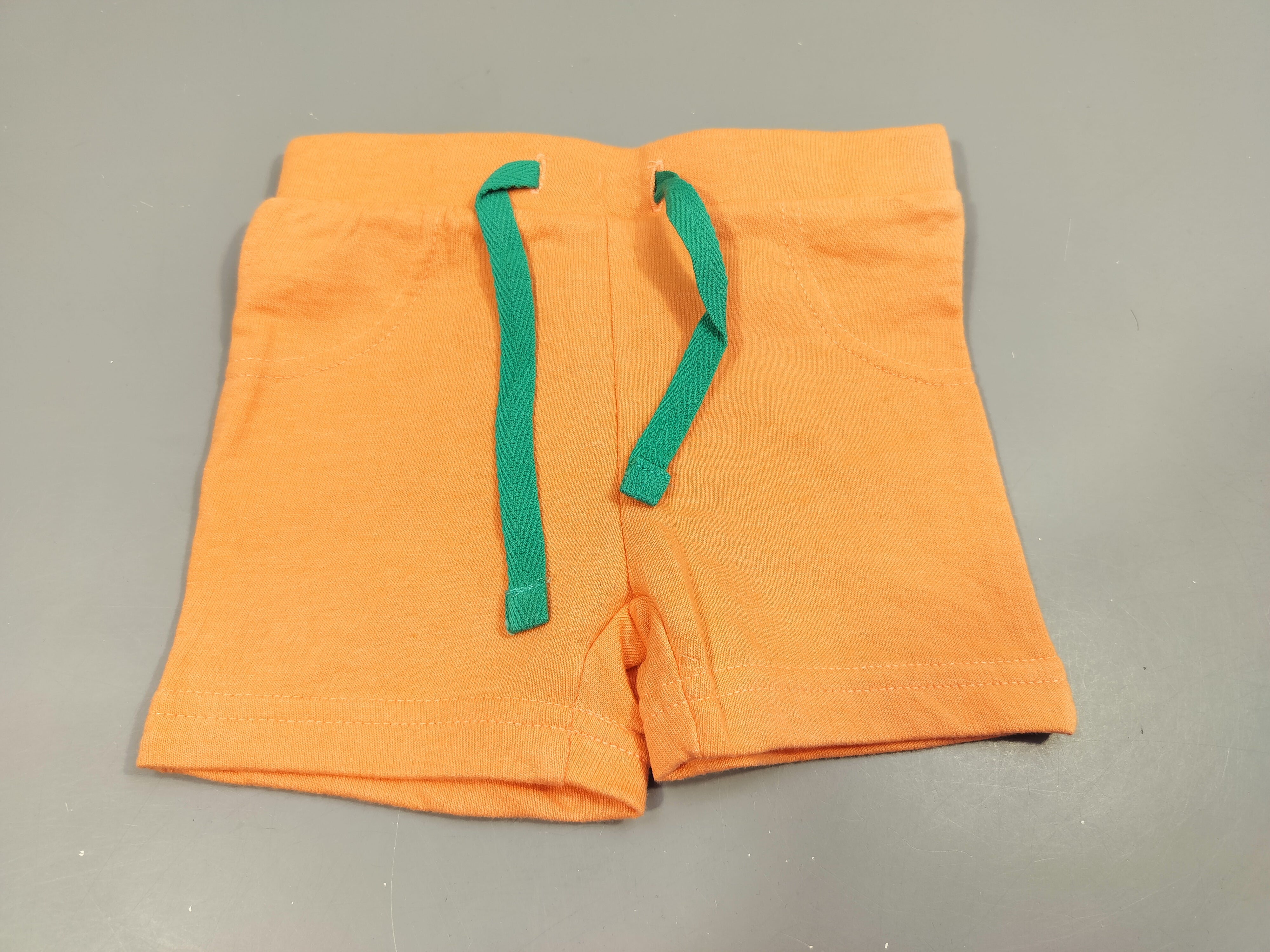 Short molleton orange, cordon bleu