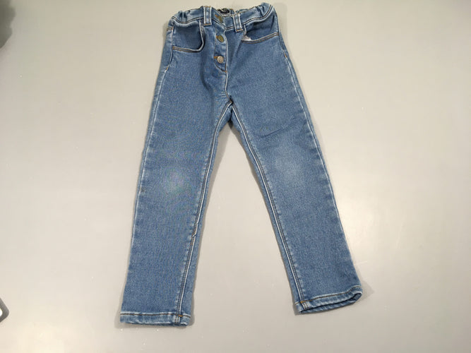 Jean slim bleu, moins cher chez Petit Kiwi
