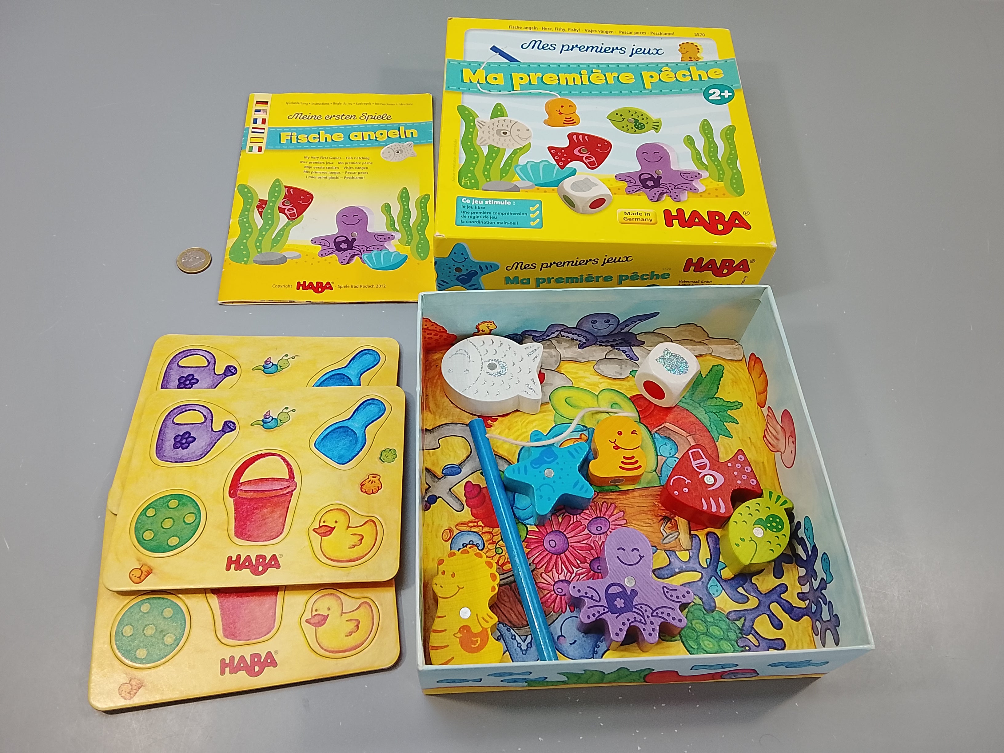 Complet, Mes premiers jeux, Ma première pêche. (boîte un peu abîmée) +2