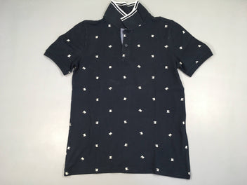 Polo m.c bleu foncé chapeaux