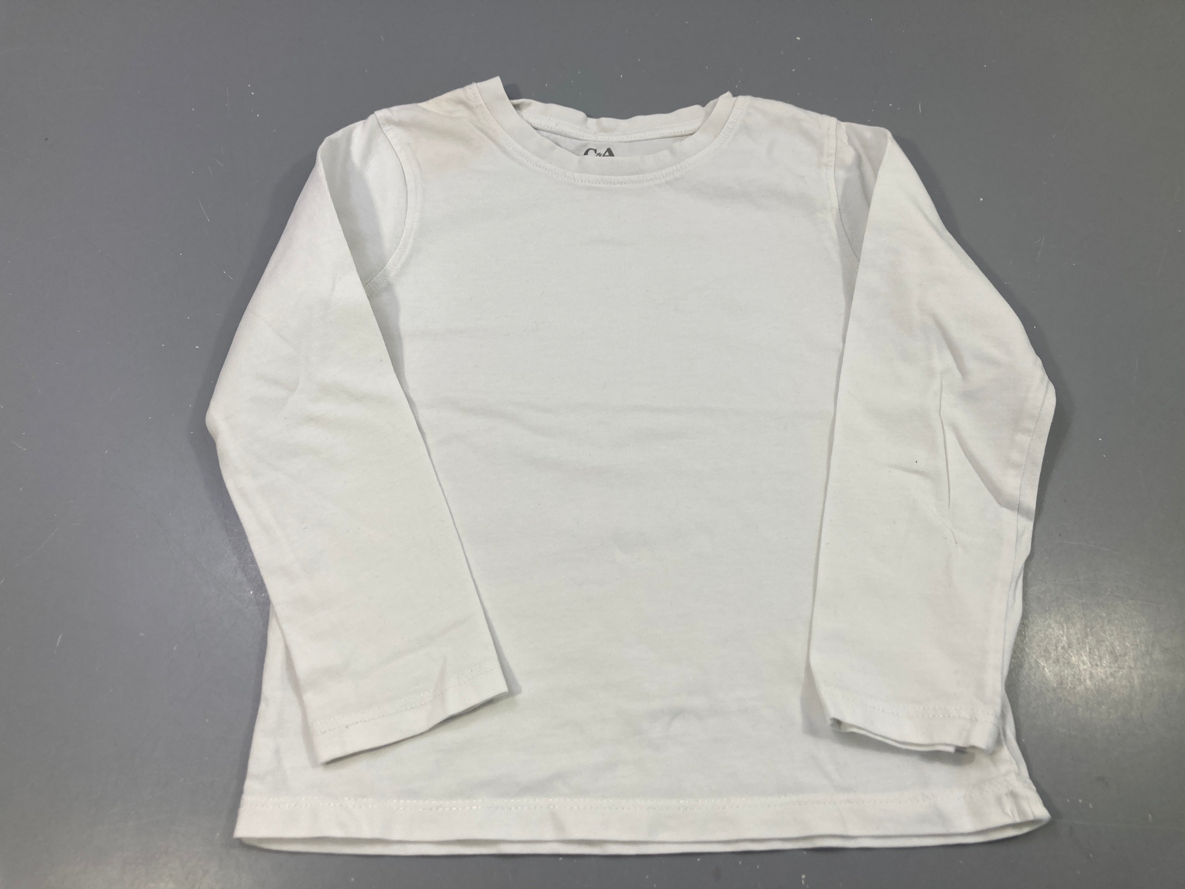 T-shirt m.l blanc uni