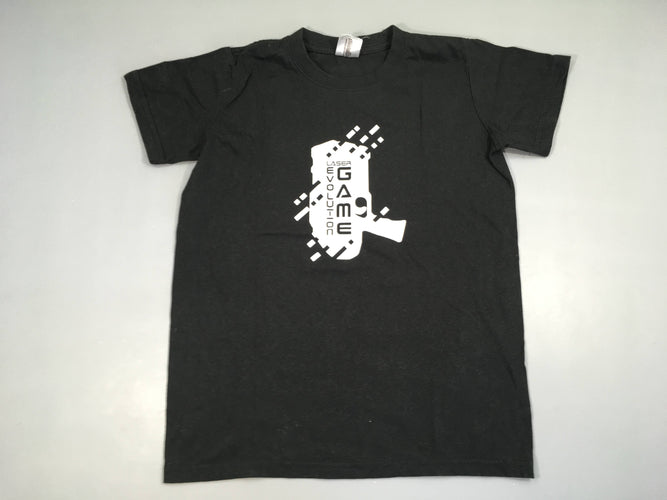 T-shirt m.c noir laser game, moins cher chez Petit Kiwi