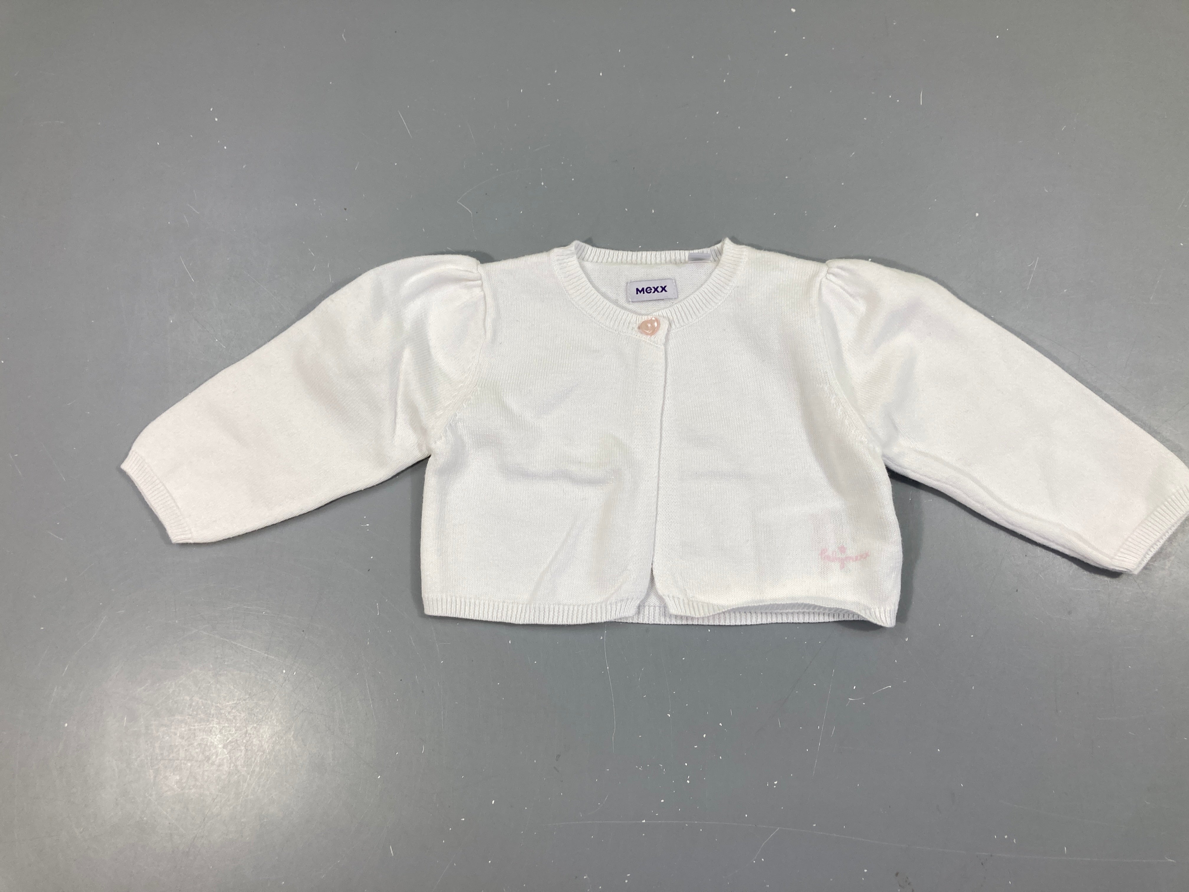 Gilet blanc boutons coeurs