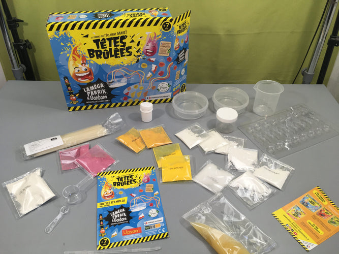 Etat neuf-Têtes brulées La méga fabrik à bonbons Veggie Made in france +7a, moins cher chez Petit Kiwi