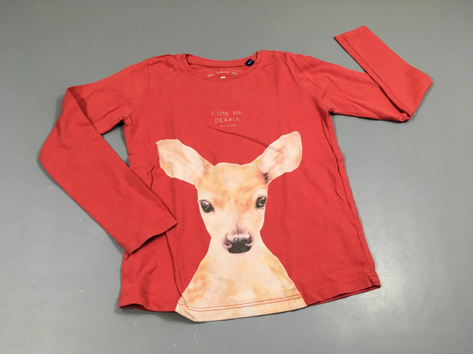 T-shirt m.l rose, biche, moins cher chez Petit Kiwi