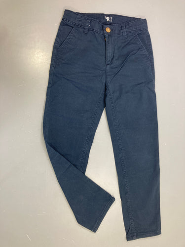 Pantalon chino bleu marine slim, moins cher chez Petit Kiwi