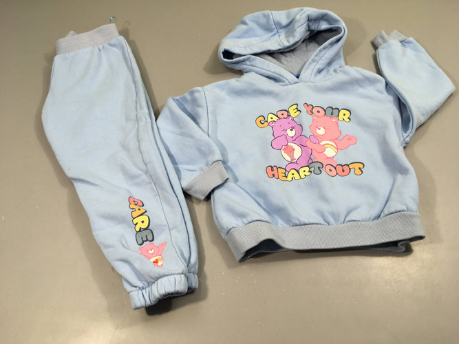 Training 2pcs bleu clair Bisounours, moins cher chez Petit Kiwi