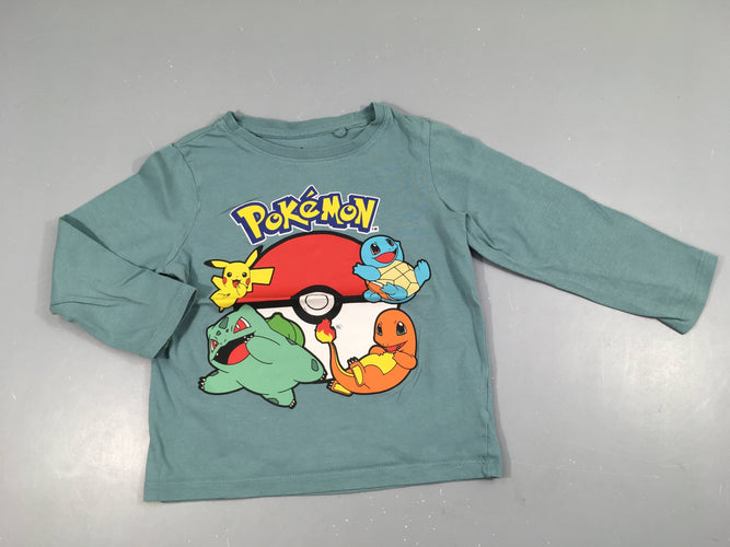 T-shirt m.l bleu Pokemon, moins cher chez Petit Kiwi