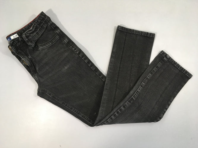 Jeans gris foncé slim, moins cher chez Petit Kiwi