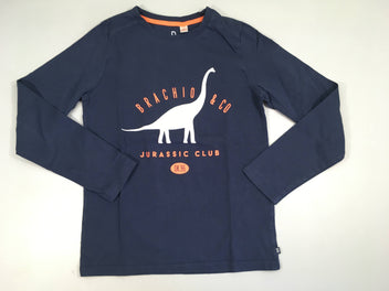 T-shirt m.l bleu foncé Brochio &Co texturé