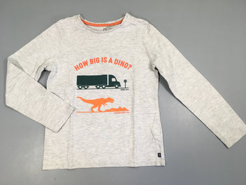 T-shirt m.l grisBig is a dino texturé Légèrement bouloché