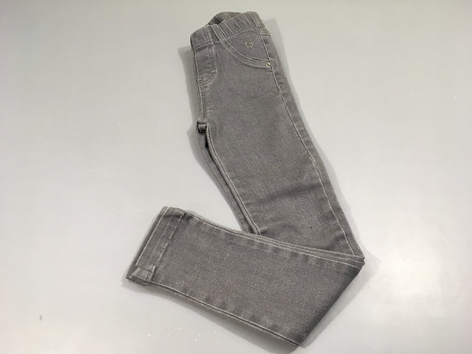 Jegging gris. Strass  aux poches arrières, moins cher chez Petit Kiwi