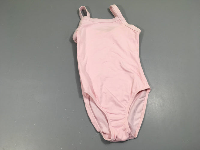 Maillot de danse à bretelles rose clair, moins cher chez Petit Kiwi