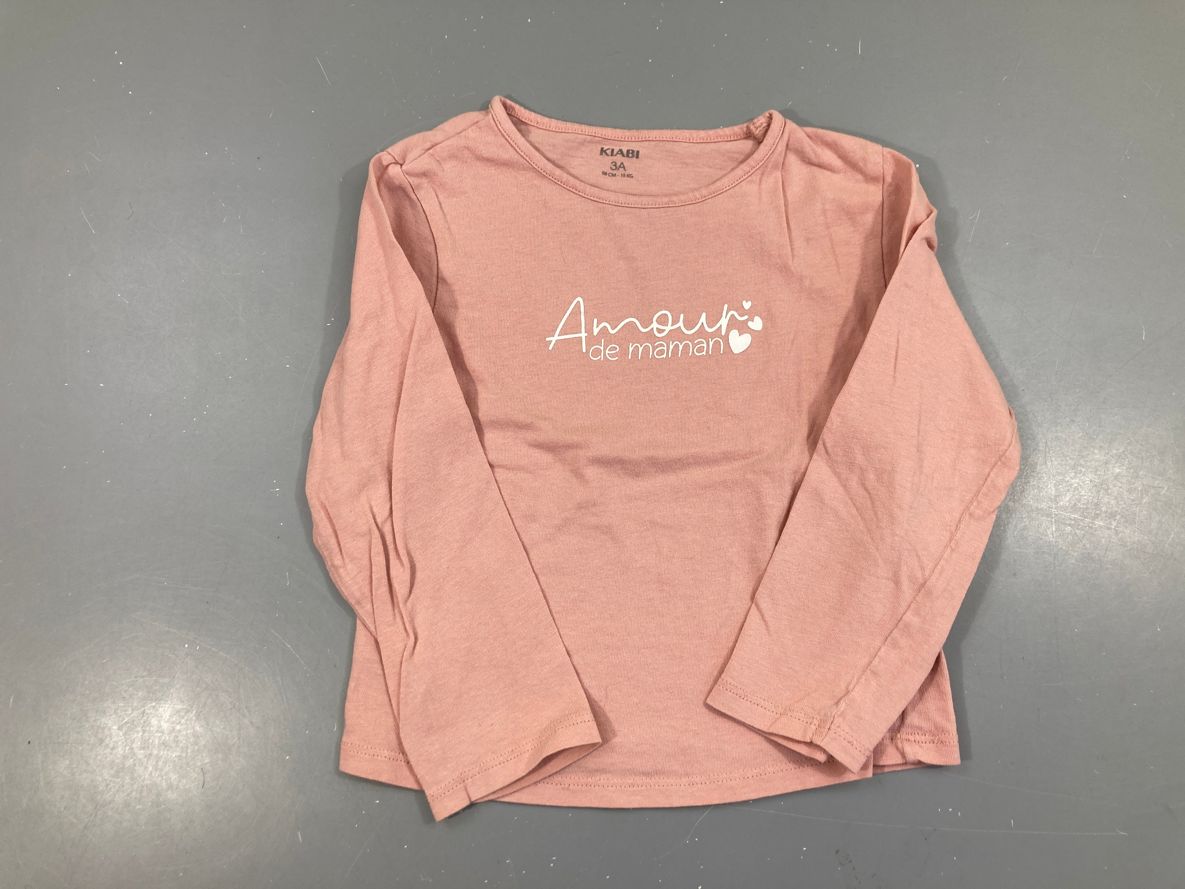 T-shirt m.l rose Amour
