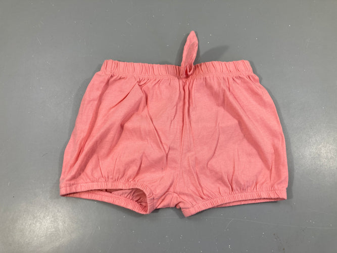 Short jersey rose noeud, moins cher chez Petit Kiwi
