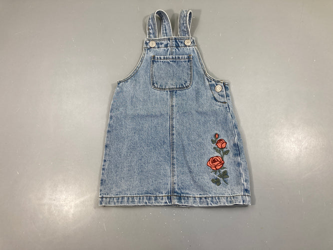 Robe Salopette jean, moins cher chez Petit Kiwi