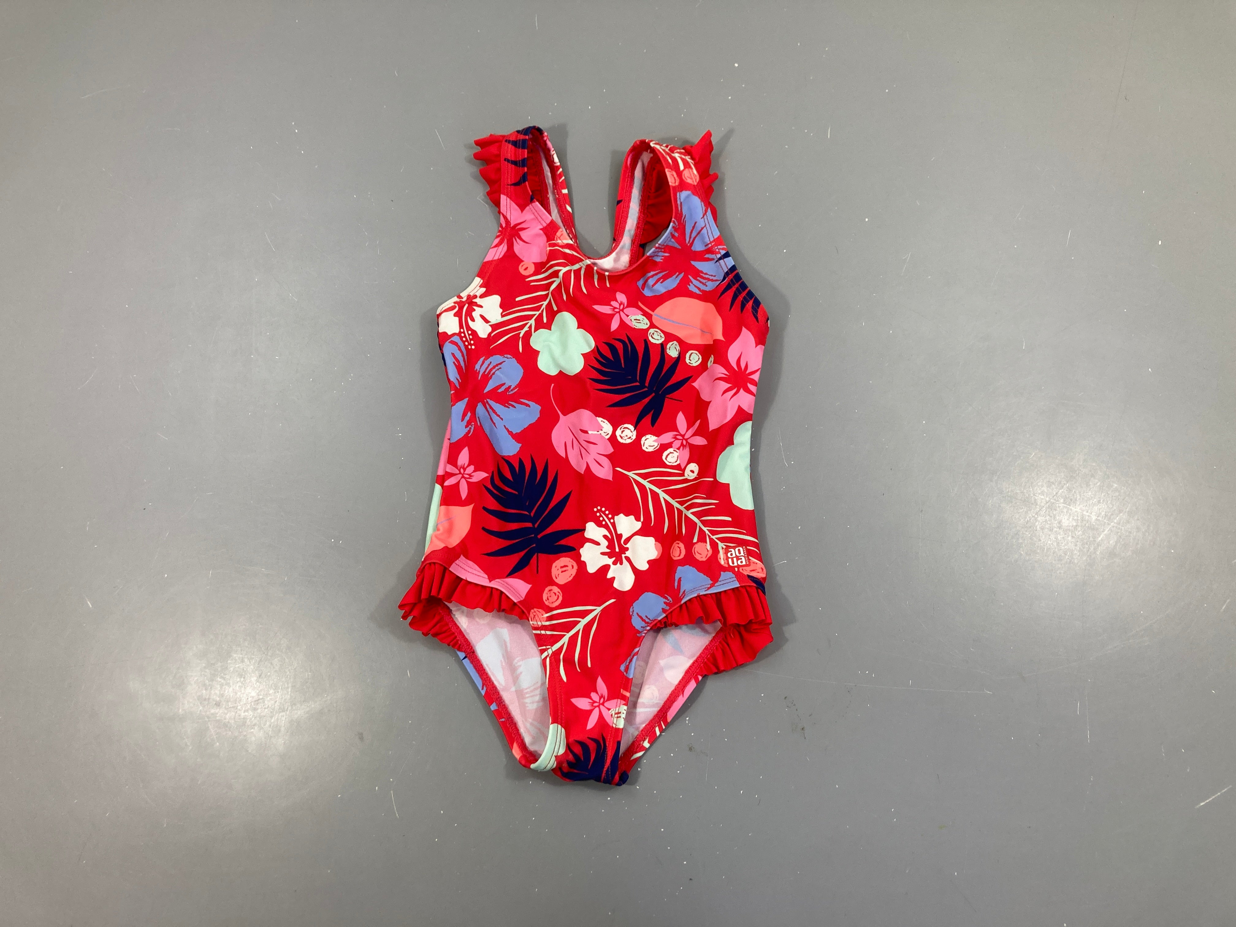 Maillot corail fleurs, Aqua Schiesser