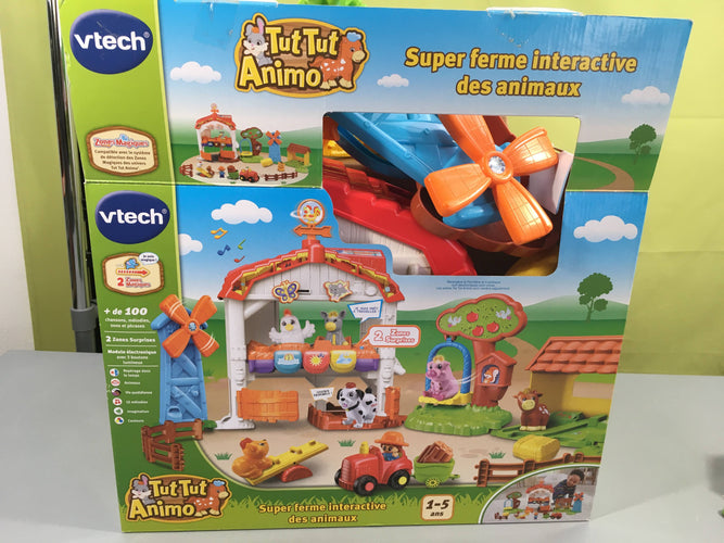 Tut Tut Animaux-Super ferme interactive des animaux 1-5a Manque juste les figurines chien et âne, moins cher chez Petit Kiwi