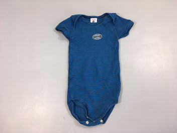 Body m.c bleu rayé milleraies
