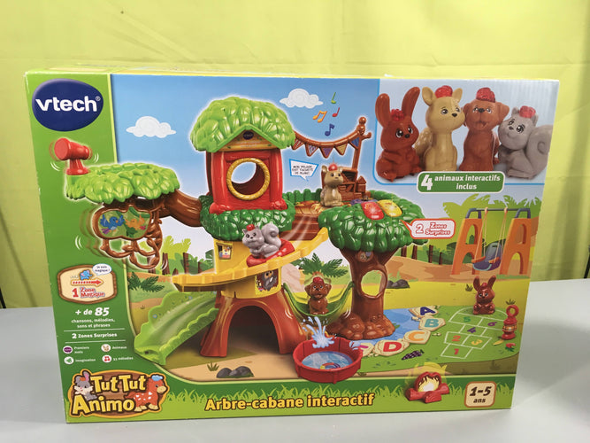 Tut Tut Animaux-Abre-cabane interactif-Complet 1-5a, moins cher chez Petit Kiwi