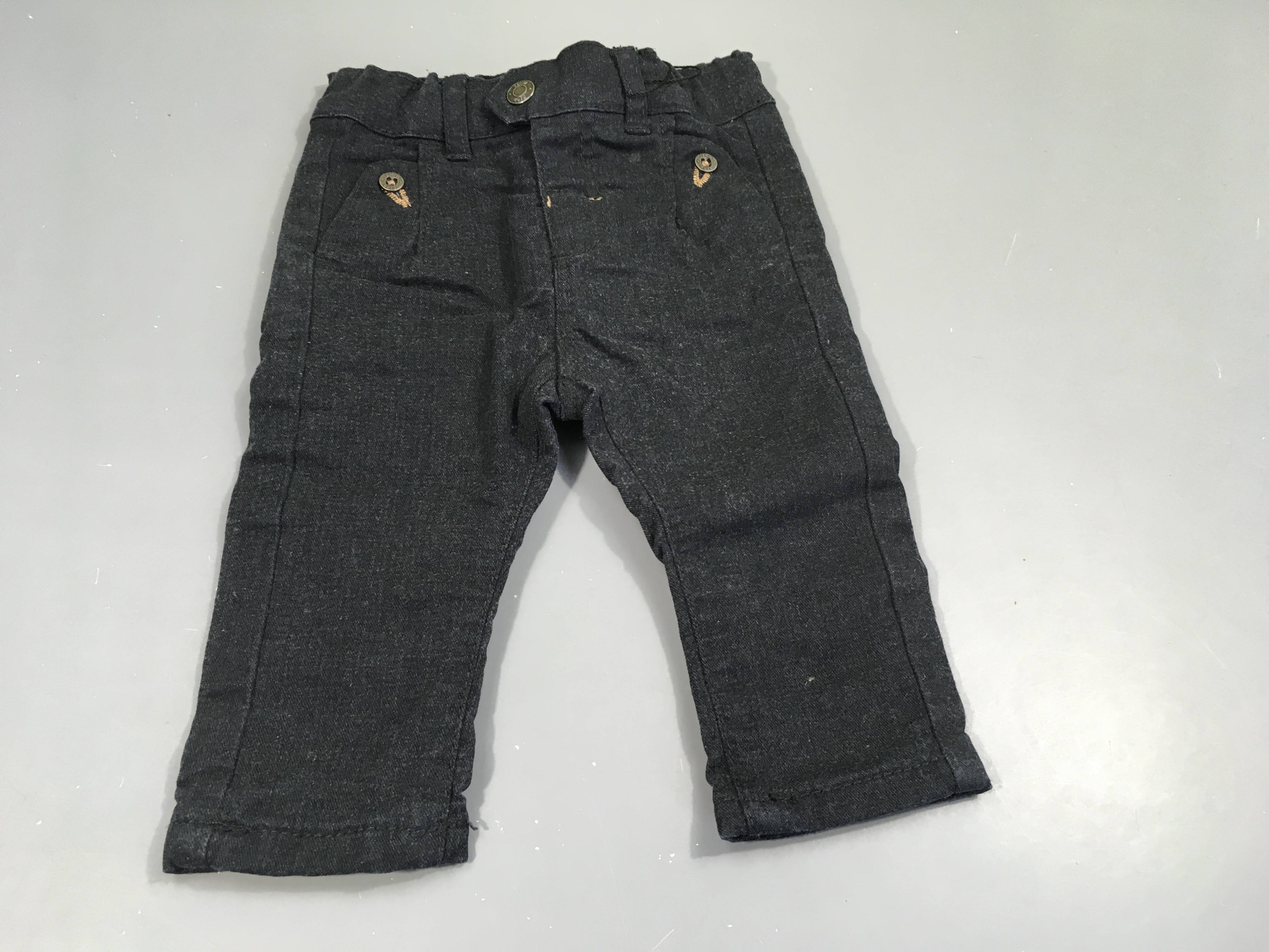 Pantalon denim foncé