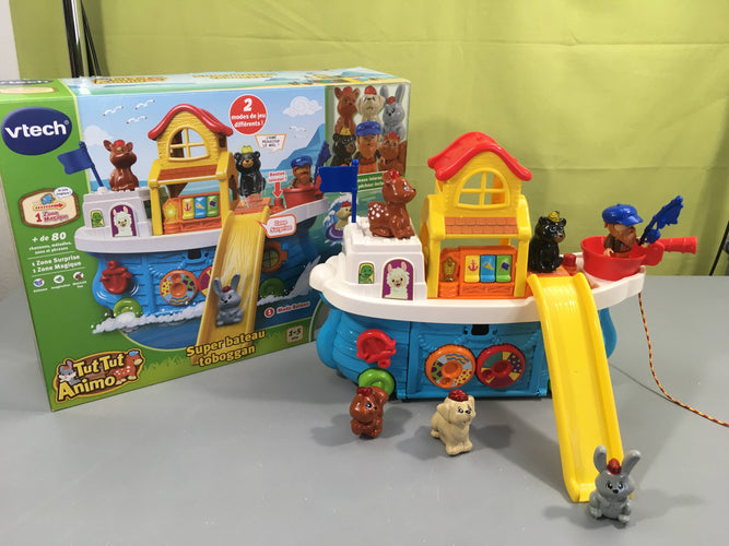 Tut Tut Animaux-Super bateau toboggan-Complet 1-5a, moins cher chez Petit Kiwi