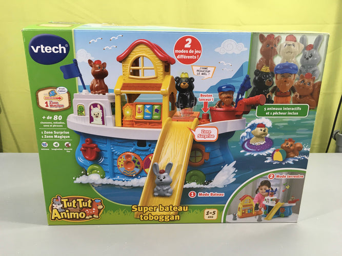 Tut Tut Animaux-Super bateau toboggan-Complet 1-5a, moins cher chez Petit Kiwi