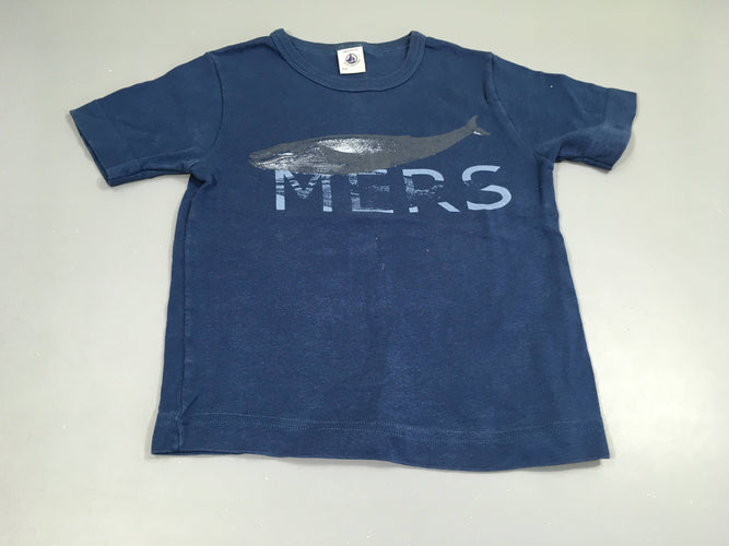 Chemisette mv bleue orgue "mer", moins cher chez Petit Kiwi