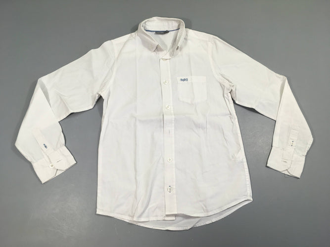 Chemise m.l blanche SgMj, moins cher chez Petit Kiwi