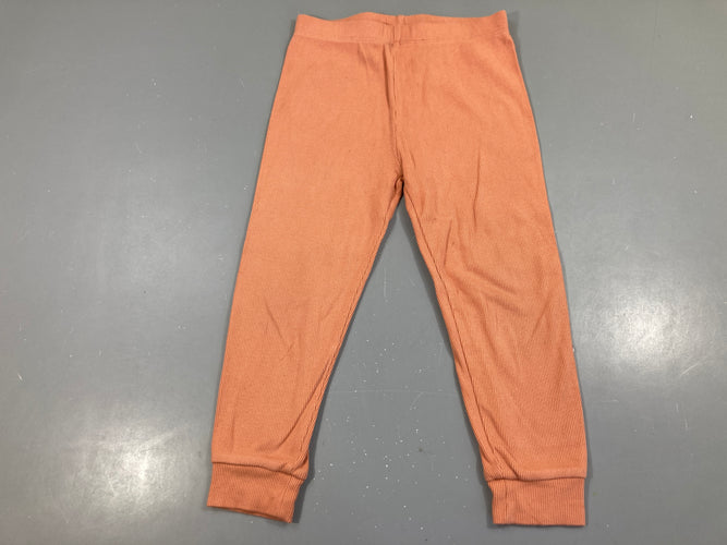 Pantalon molleton côtes orange, moins cher chez Petit Kiwi