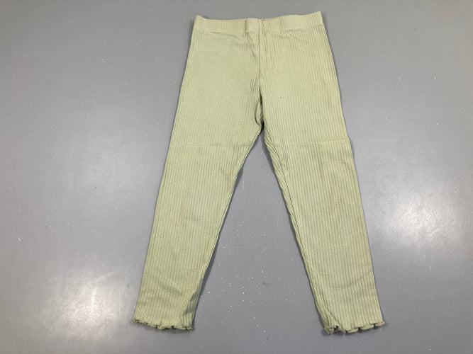 Legging côtes vert, moins cher chez Petit Kiwi