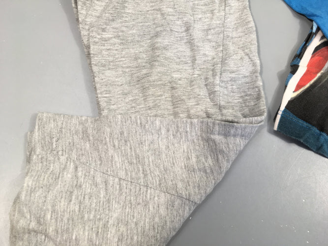 Pyjama 2pcs jersey bleu, gris Cars, moins cher chez Petit Kiwi