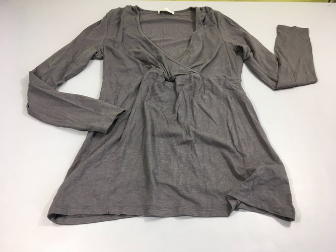 Tunique de grossesse ml gris, moins cher chez Petit Kiwi