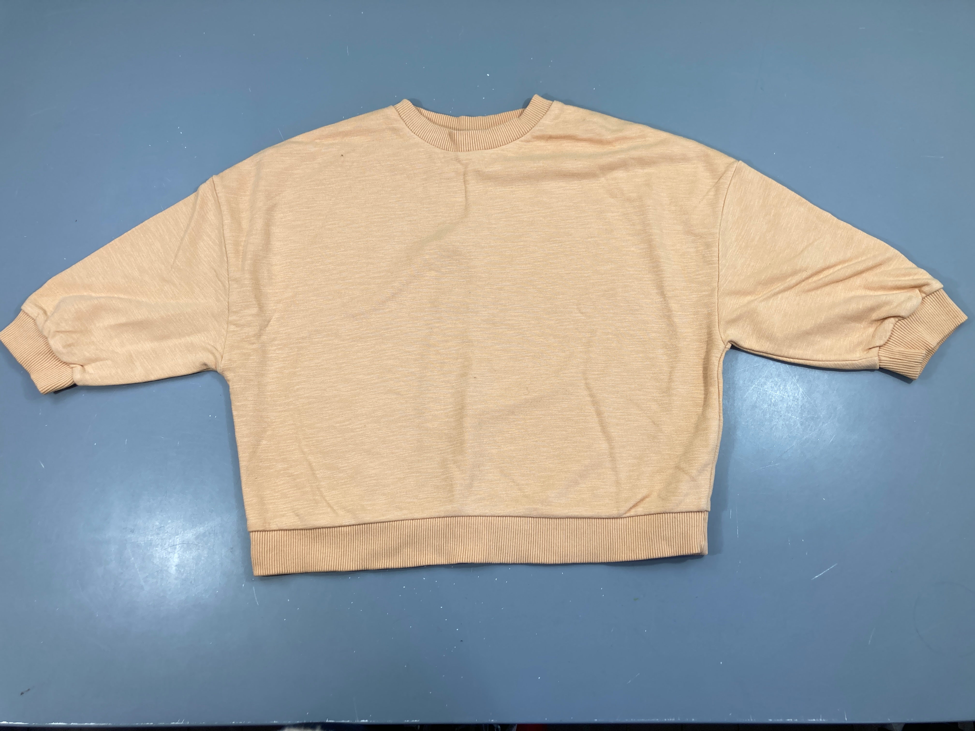 Sweat oversize orange flammé