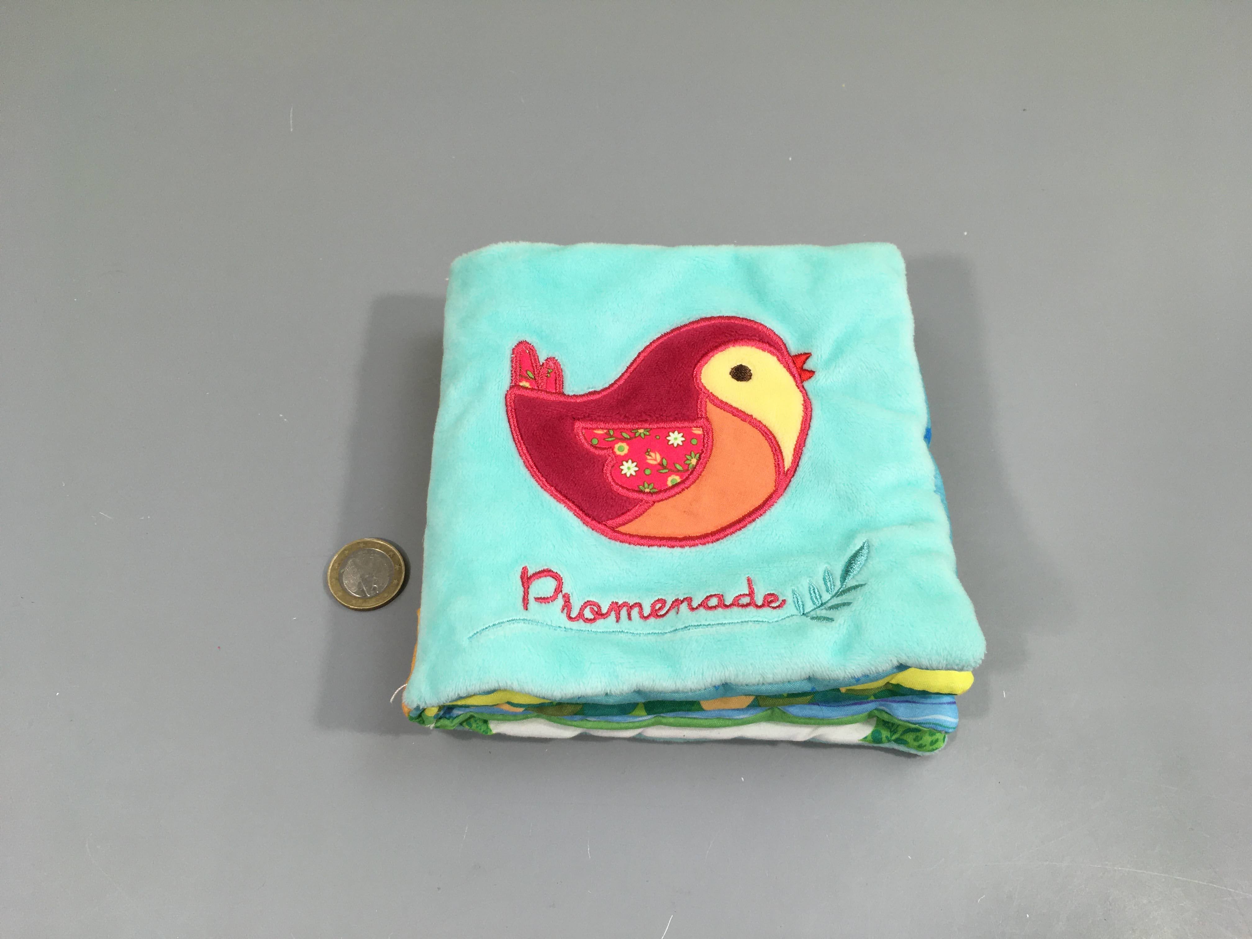 Livre textile velours Promenade